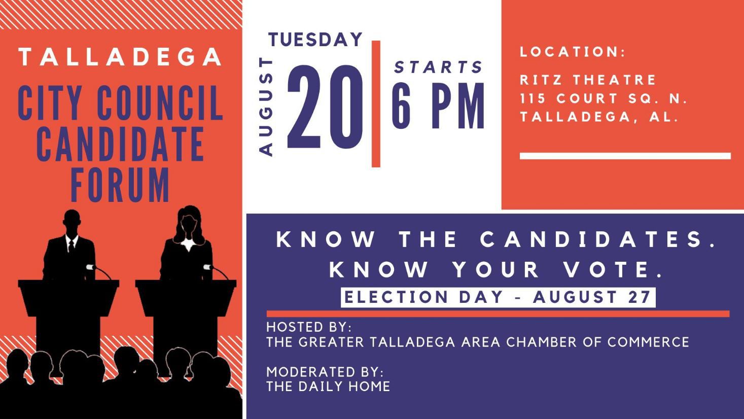 Talladega Council Candidate Forum 2019